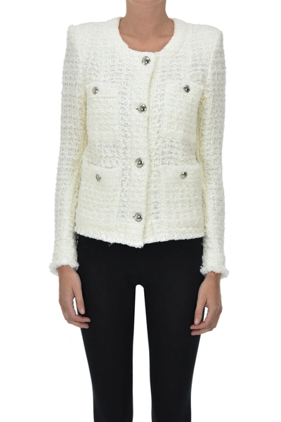 Chanel Style Jacket In Cream