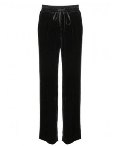 Shop Red Valentino Trousers In Nero