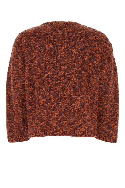 Shop Loewe Multicolor Wool Blend Sweater Multicoloured  Uomo M