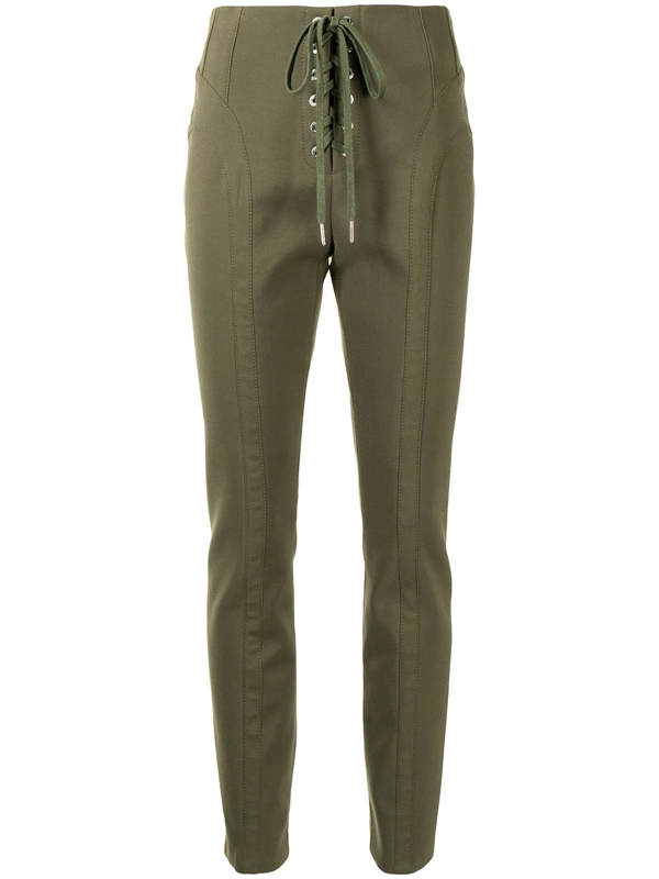Dion Lee Contour Stitch Pant in Olive