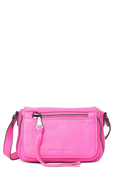Shop Aimee Kestenberg Sorrento Leather Crossbody Bag In Pop Pink