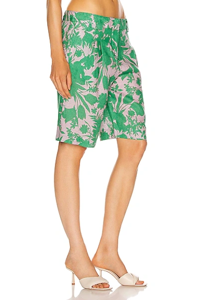 Shop Alexis Talbot Short In Emerald Botanical