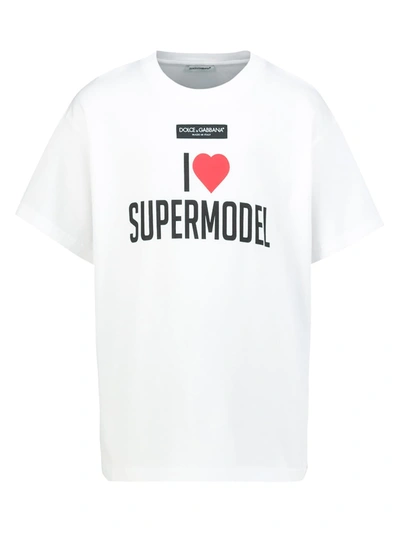 Shop Dolce & Gabbana Kids T-shirt For Girls In White
