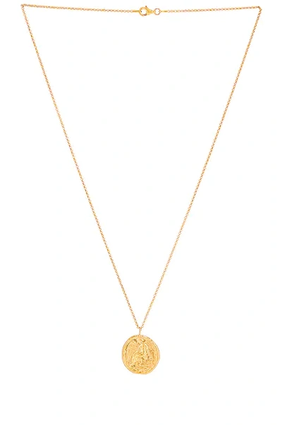 Shop Pamela Card Winged Victory Necklace In Gold