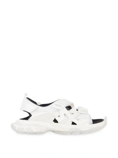 Shop Balenciaga Track Sandal White And Black