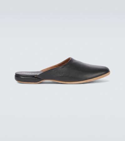 Shop Derek Rose Morgan Open-back Slippers In Black