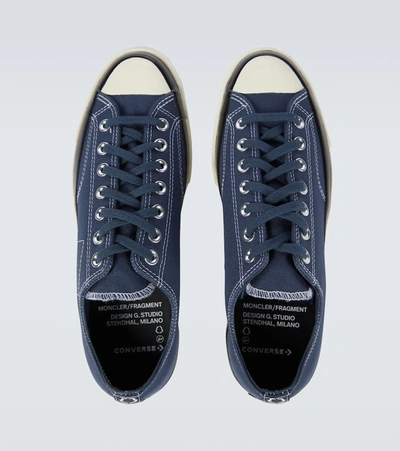 Shop Moncler Genius 7 Moncler Frgmt Hiroshi Fujiwara X Chuck Taylor 70 Sneakers In Blue