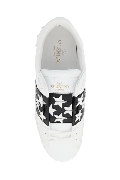 Shop Valentino Garavani Open Sneakers With Stars In Mixed Colours