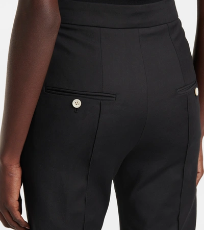 Shop Isabel Marant Palirok High-rise Slim Pants In Black