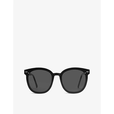 Shop Gentle Monster Womens Black Sixbears-01 Six Bears Rectangle-frame Acetate Sunglasses