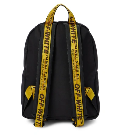 Shop Off-white Logo Backpack In Black