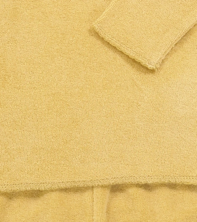 Bonpoint Baby Cotton-blend Top And Pants Set In Brown