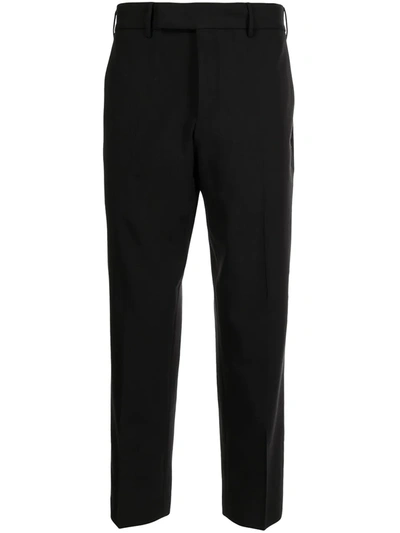 Shop Pt01 Tapered Slim-cut Trousers In Schwarz