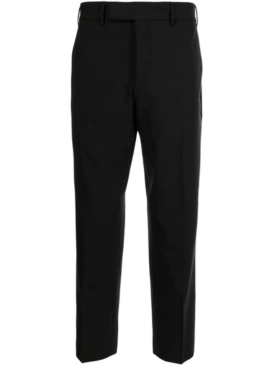 Pt01 Tapered Slim-cut Trousers In Schwarz
