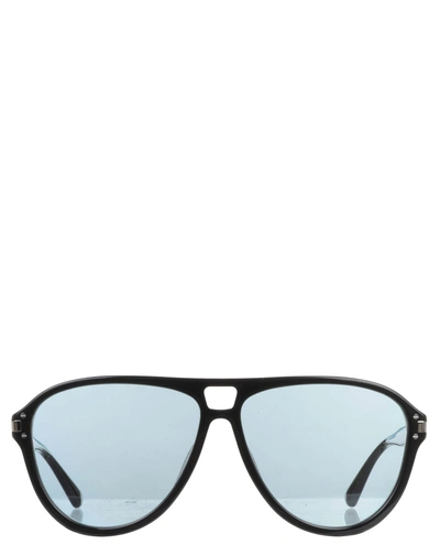 Shop Amiri Aviator Sunglasses In Black