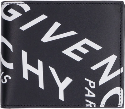 Shop Givenchy Refracted Bifold Wallet In Black