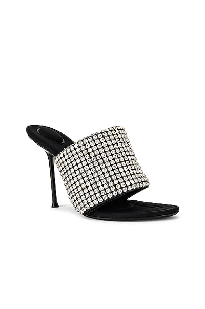 Shop Alexander Wang Sienna Crystal Sandal In Black