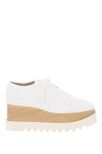 Shop Stella Mccartney Elyse Lace-up Shoes In White (white)