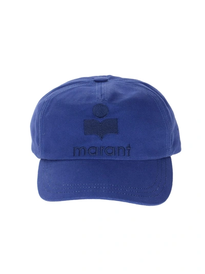 Shop Isabel Marant Tyron Baseball Cap In Blue