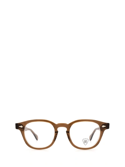Shop Julius Tart Optical Ar Brown Crystal Ii Glasses