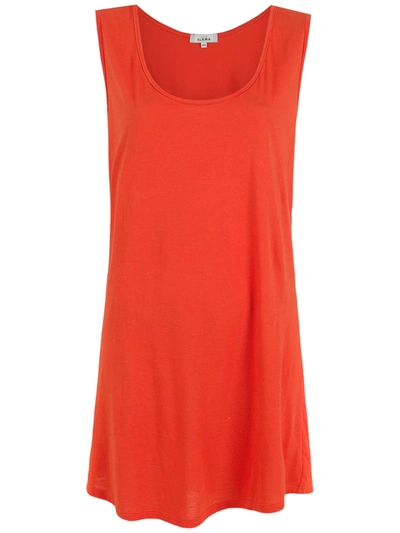 Shop Amir Slama Sleeveless T-shirt Dress In Orange