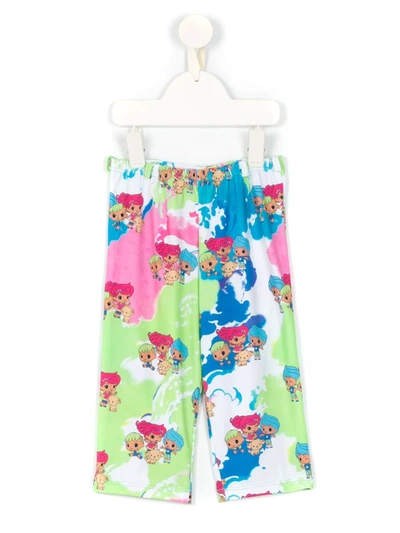 Shop Amir Slama Printed  + Chocolix Wide-leg Trousers In Multicolour