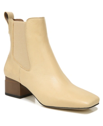 Shop Franco Sarto Waxton Booties Women's Shoes In Beige Leather