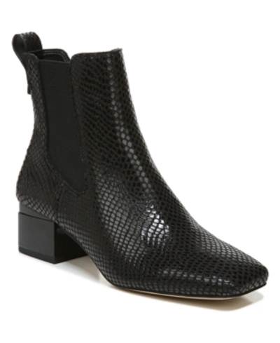 Shop Franco Sarto Waxton Booties Women's Shoes In Black Fabric