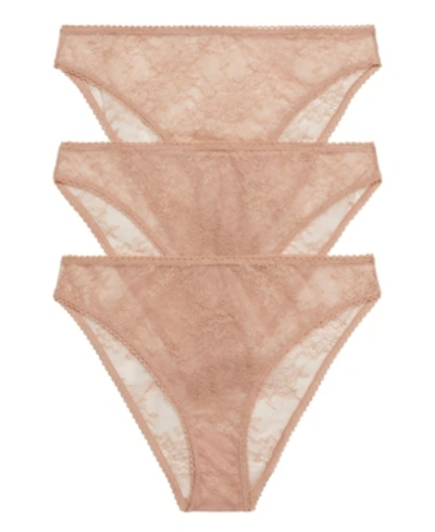 Shop Honeydew Women's Lexi Bikini Panty, Pack Of 3 In Java