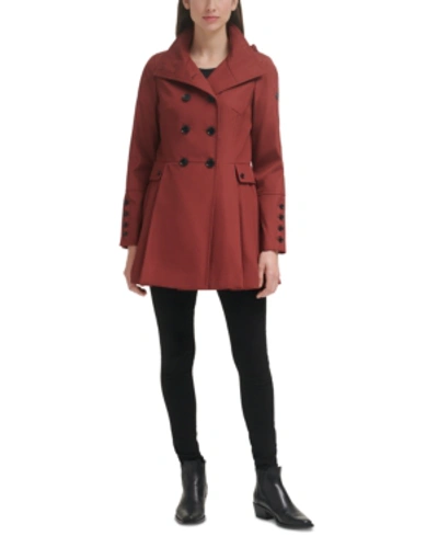 Calvin klein best sale skirted raincoat