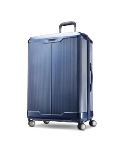 Shop Samsonite Silhouette 17 29" Check-in Expandable Hardside Spinner In French Blue