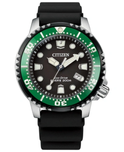 Shop Citizen Eco-drive Men's Promaster Diver Black Strap Watch 44mm