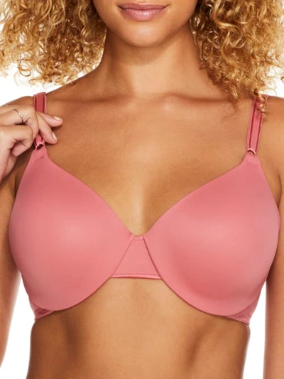 Shop Warner's This Is Not A Bra T-shirt Bra In Baroque Rose