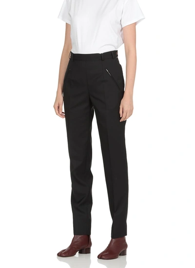 Shop Maison Margiela Trousers Black