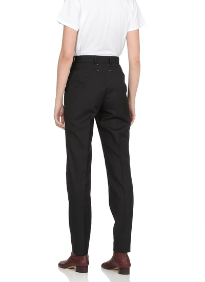 Shop Maison Margiela Trousers Black