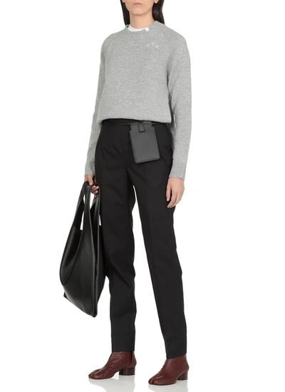 Shop Maison Margiela Trousers Black