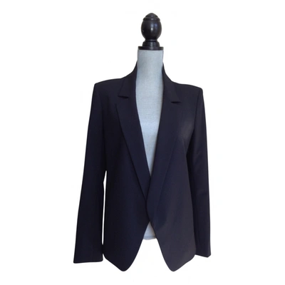 Pre-owned Theyskens' Theory Wool Blazer In Black