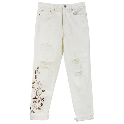 Pre-owned Off-white Slim Pants In White