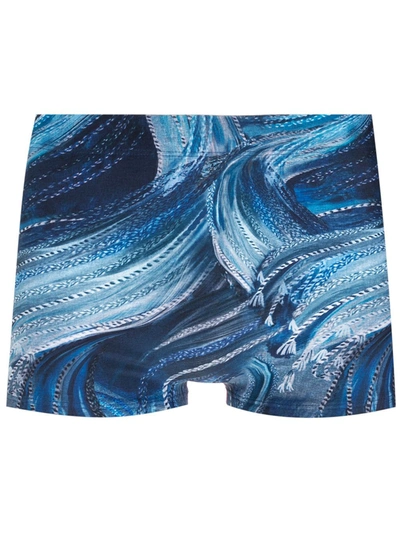 Shop Lygia & Nanny Tijuca Print Swimming Trunks In Blau