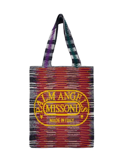 Shop Palm Angels X Missoni Shoulder Bag In Multicolore