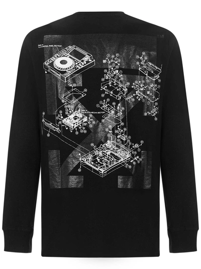 Off-white Pioneer Dj C/o Se Console T-shirt In Black | ModeSens