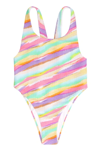 Shop Reina Olga Funky Swimsuit In Multicolor