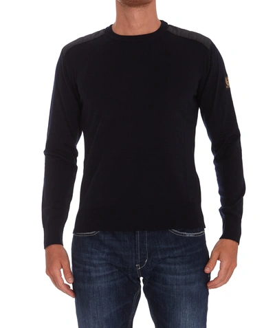 Shop Belstaff Kerrigan Sweater In Blue