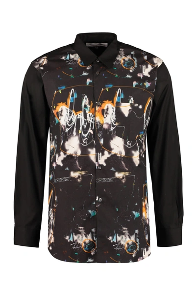 Shop Comme Des Garçons Shirt Cotton Shirt  X Futura In Black