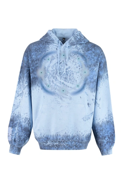 Shop Mcq By Alexander Mcqueen Cotton Hoodie - Mcq Cycle 3 In Blue