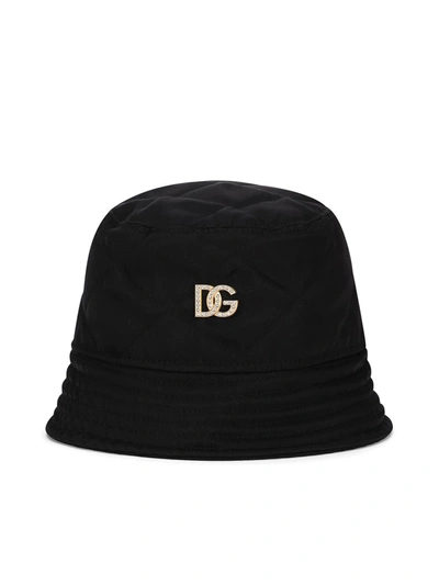 Shop Dolce & Gabbana Fisherman Hat In Black