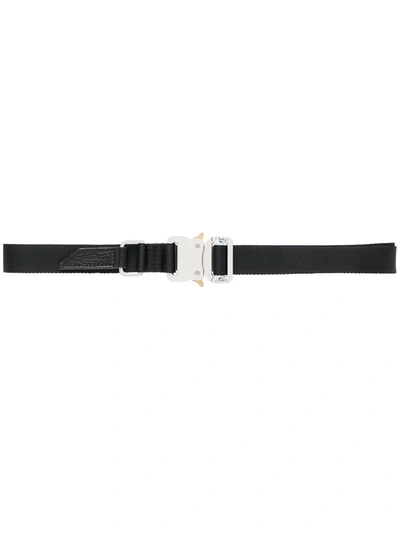 Shop Alyx Black Belt In Nylon And Leather In Nero