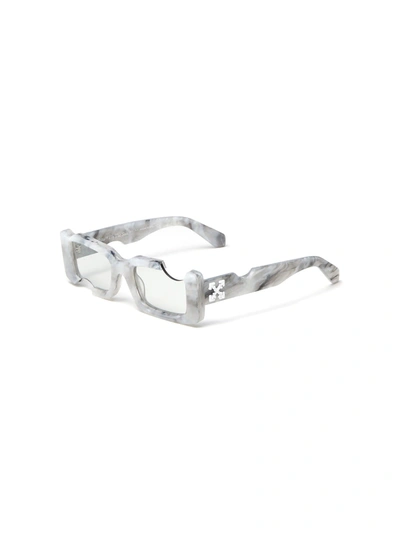 Shop Off-white Cady Sunglasses Sunglasses In Marble