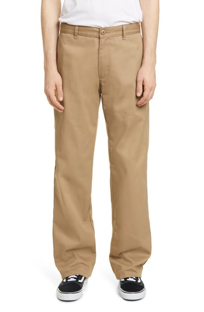 Shop Noon Goons No Doubt Wide Leg Chinos In Khaki