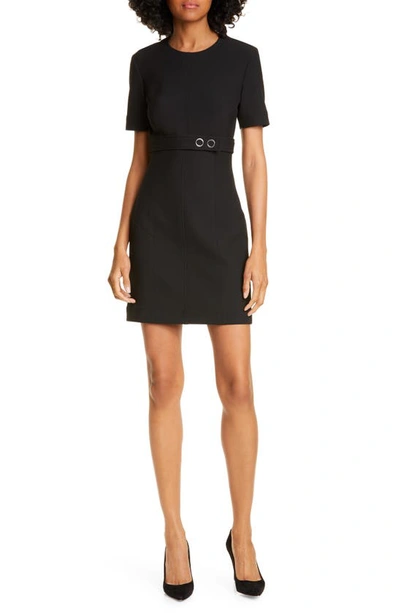 Shop A.l.c Elaine Belted Minidress In Black